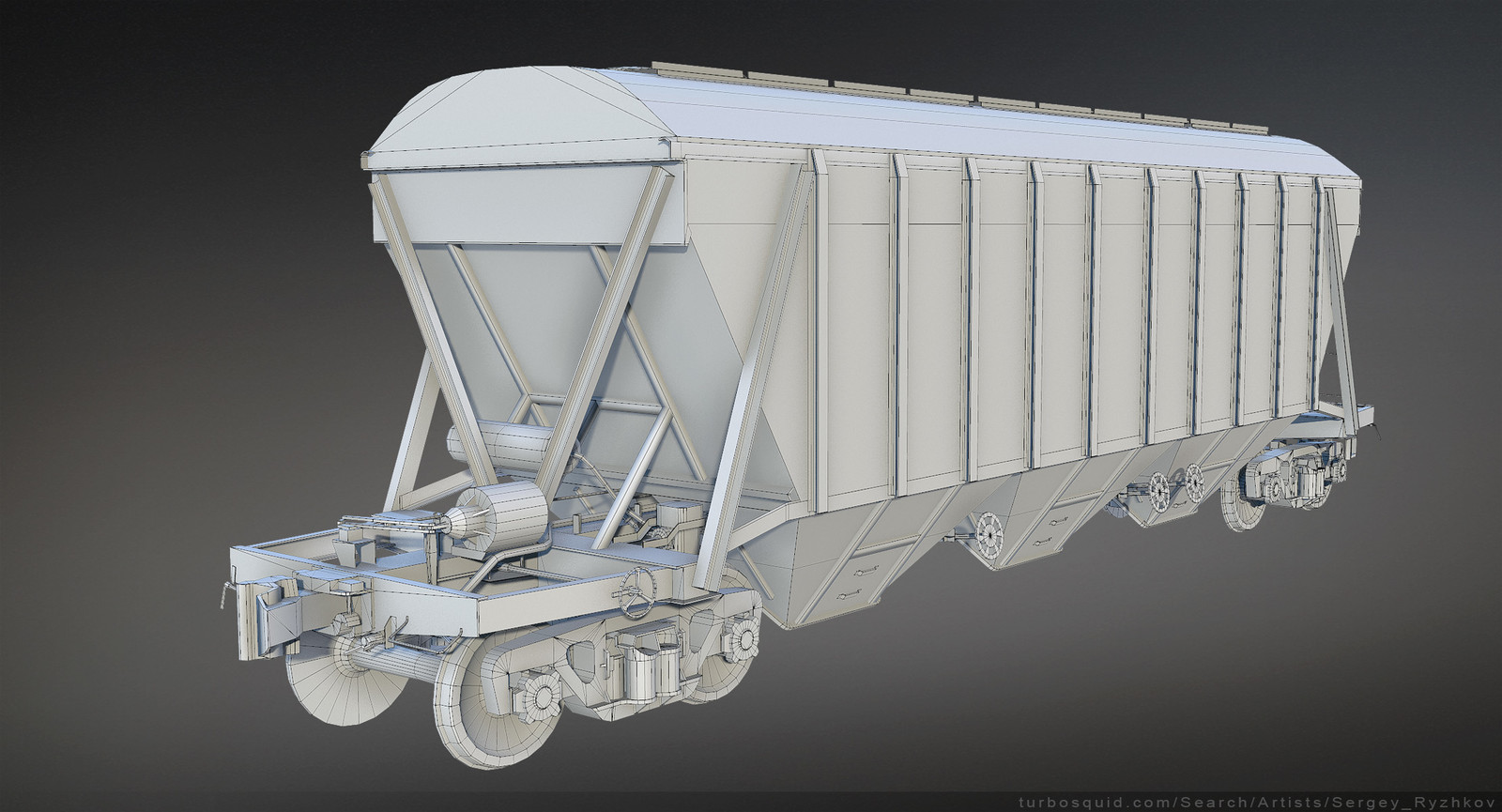 Вагон для цемента бункерного типа