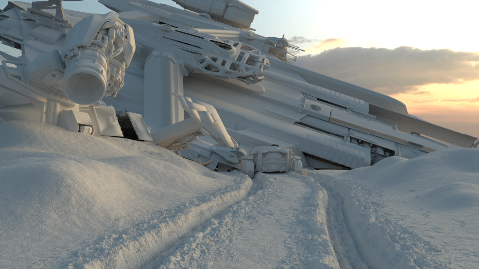thought i'd add a Idris into the shot, took 10 mins just to load in on Solid view