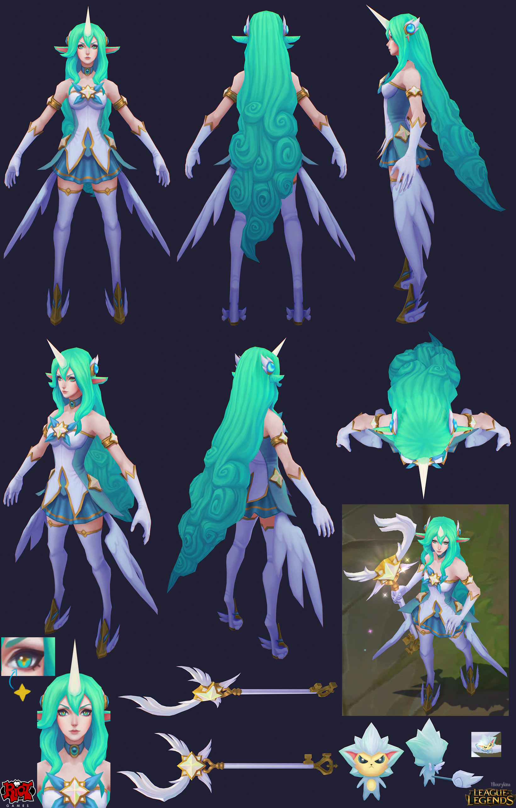 Artstation Star Guardian Miss Fortune And Soraka Yekaterina Bourykina,Iphone 11 Wallpaper Hd 4k Anime