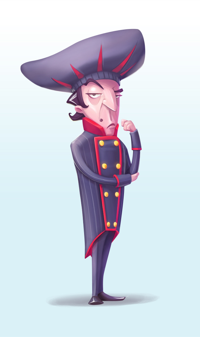 The baneful baker villain, Mr Moelleux!