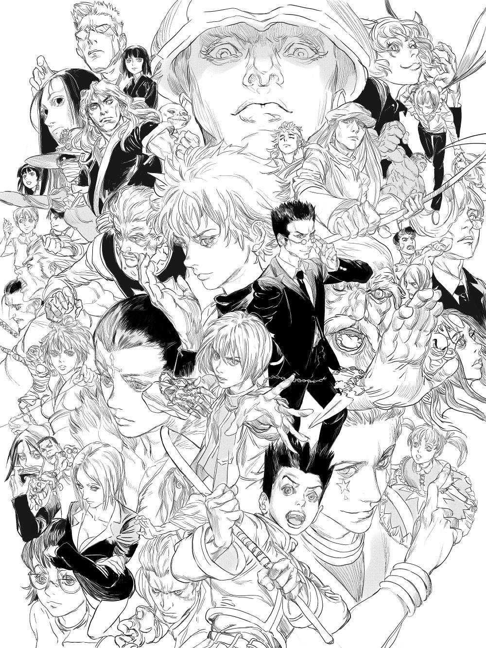 Artstation 6 Hunter X Hunter Fan Art Michael Chang