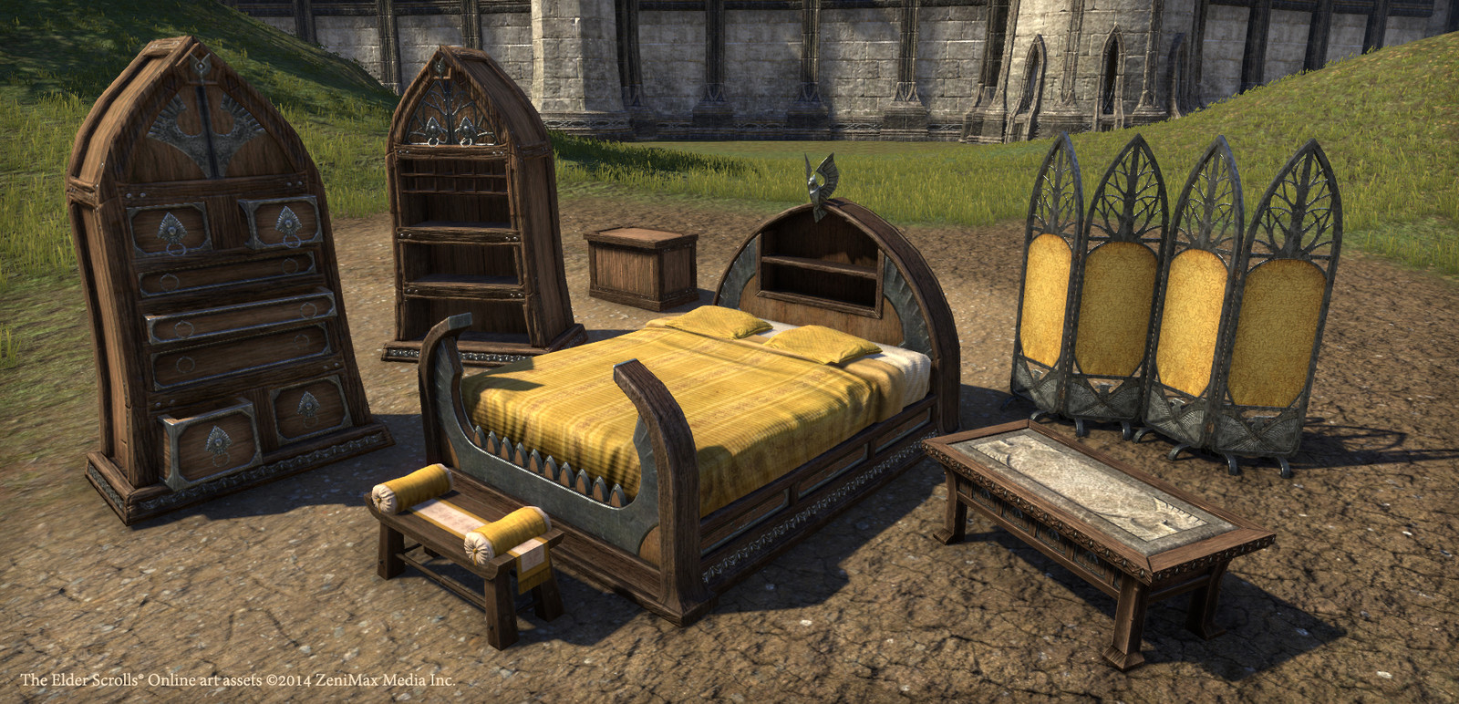 Altmer furniture. Ground texture and background by others.