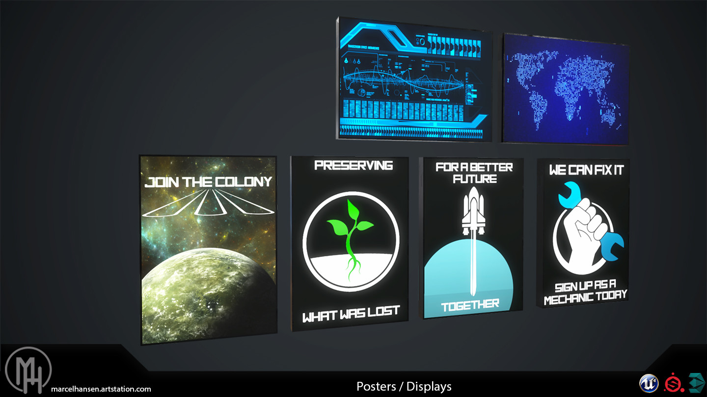 Posters, Displays