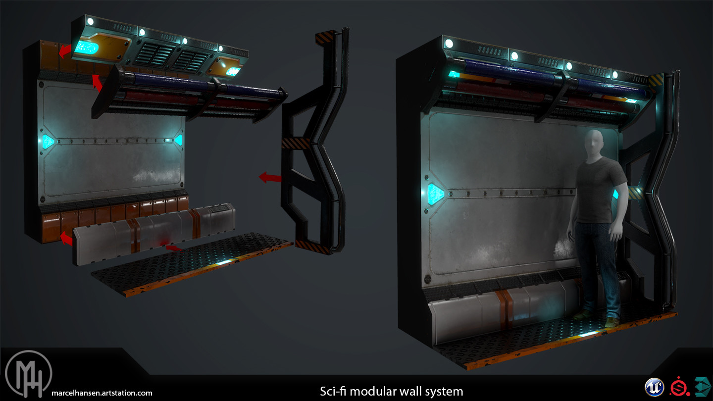 Plug and unplug attachements as you like, works for all walls