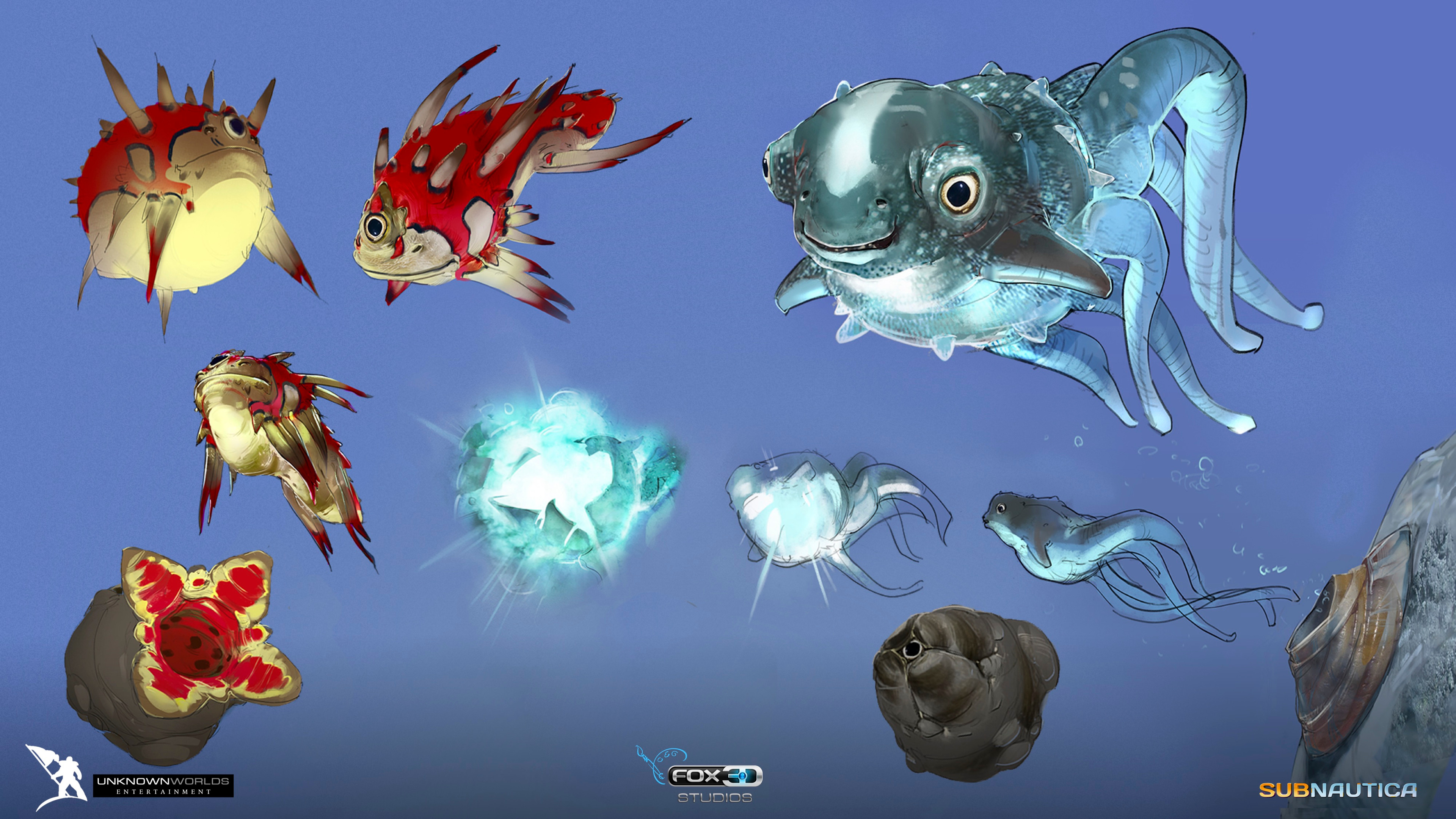 Subnautica below zero краб. Subnautica Циклоп концепт арт. Субнаутика кусака. Циклоп субнаутика рыбка. Сабнатика 3.