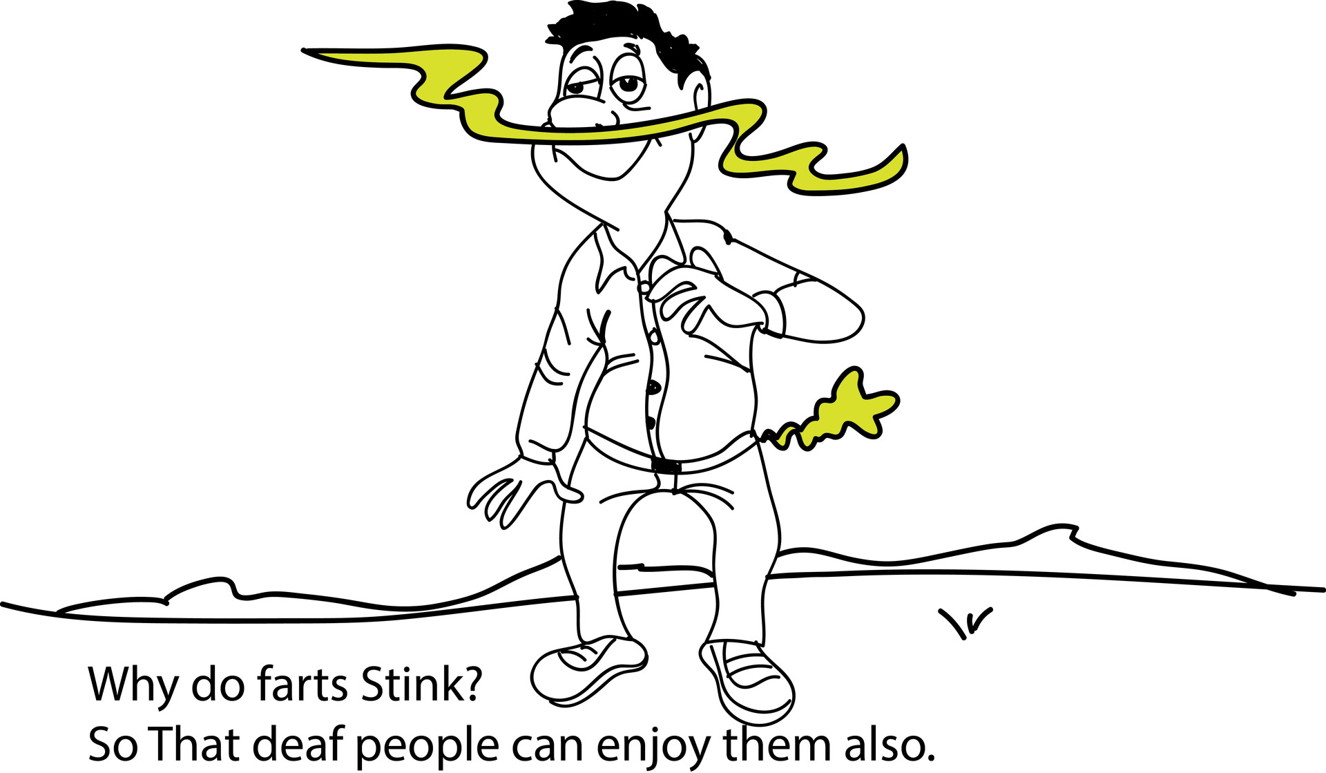 ArtStation Why Do Farts Stink? Funny Illustration