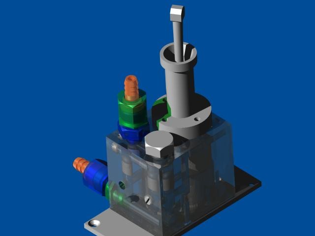 Water pump model for testing