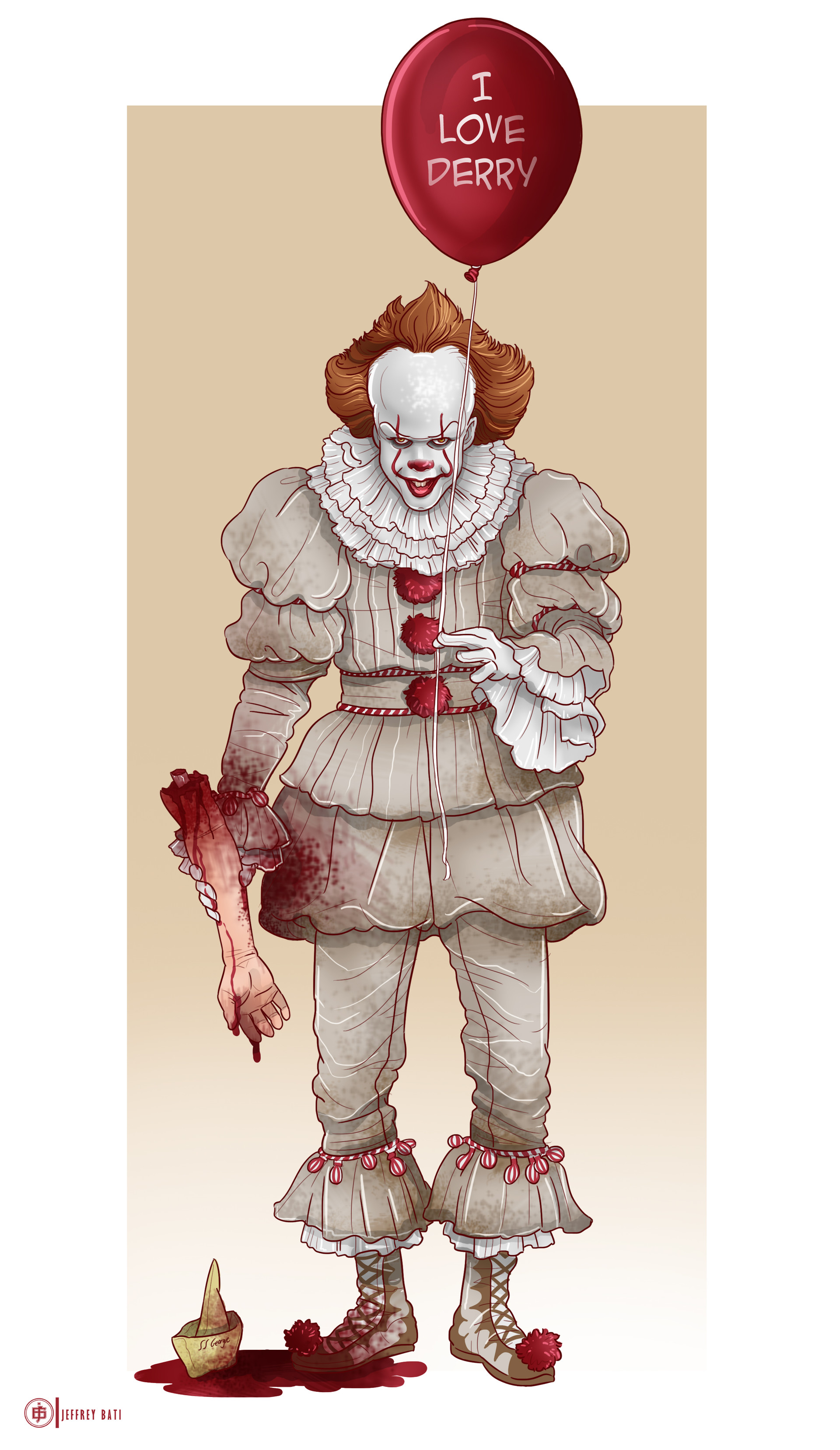 Artstation Pennywise 2017 Quick Fan Art