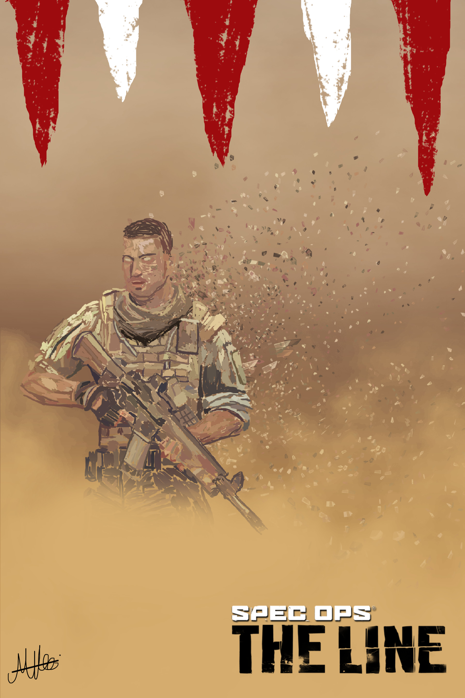 Artstation Spec Ops The Line Fanart Mikhail Lyf