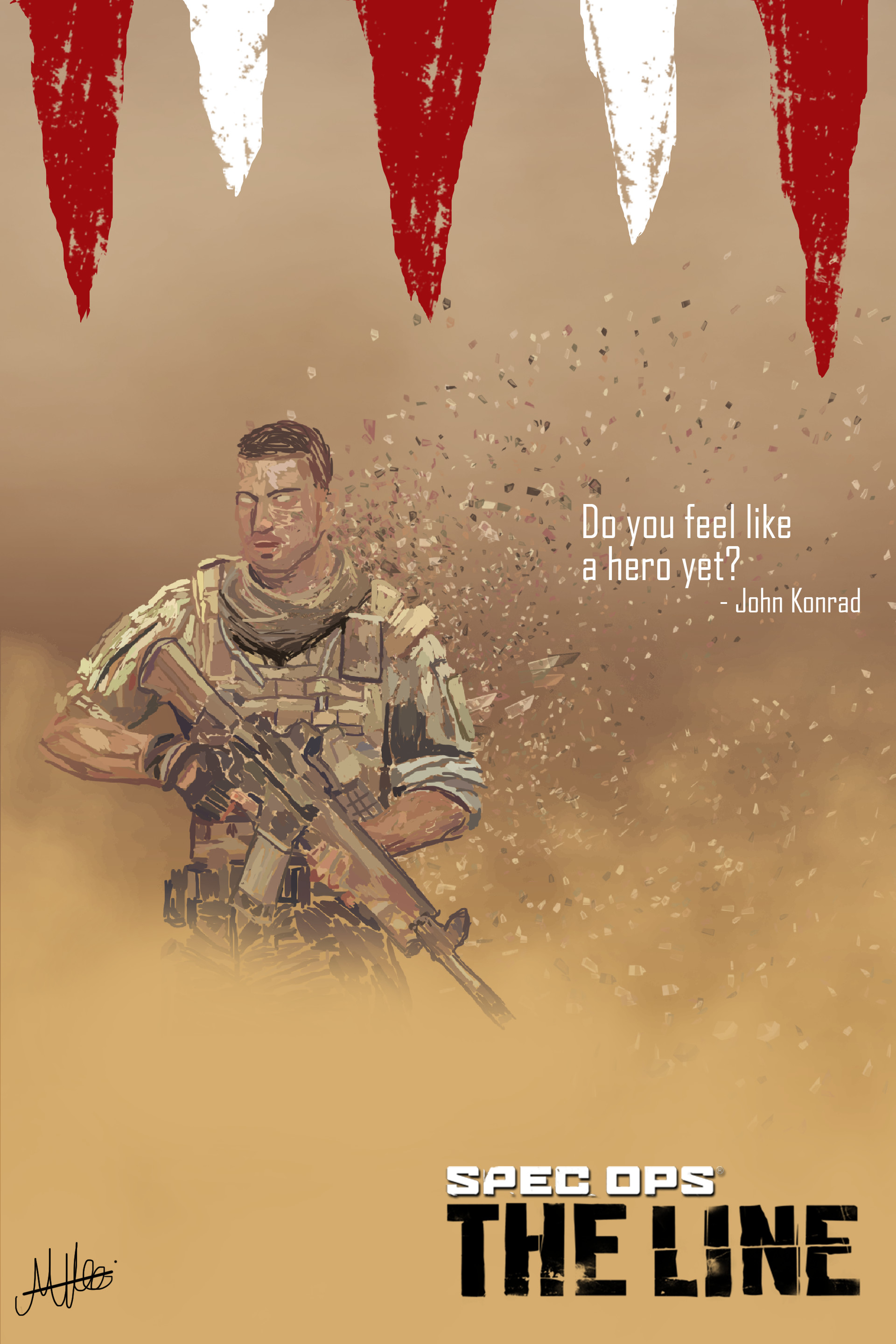 Artstation Spec Ops The Line Fanart Mikhail Lyf