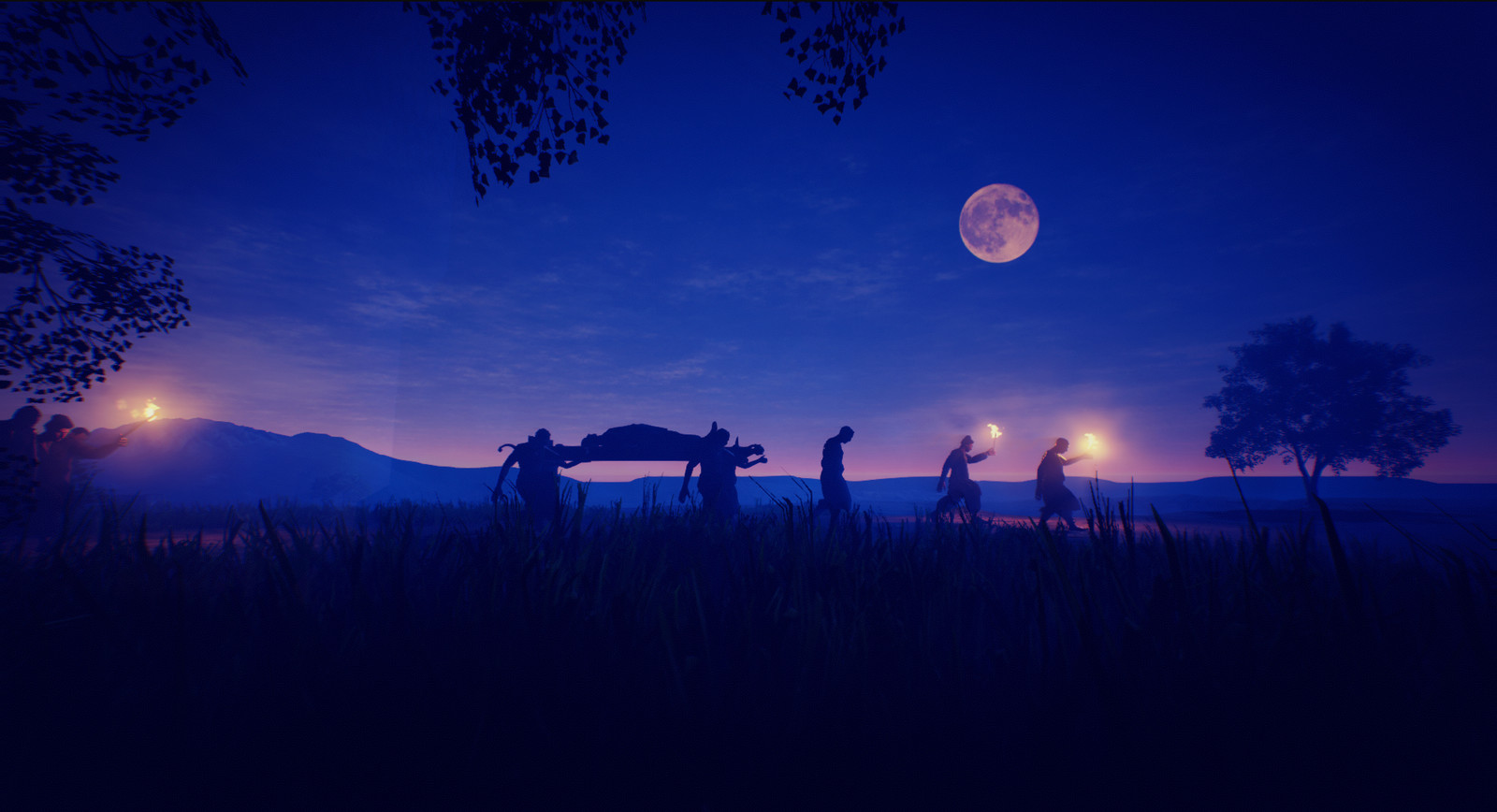 Edessa Necropolis Animated Documentary, Funeral Procession Scene