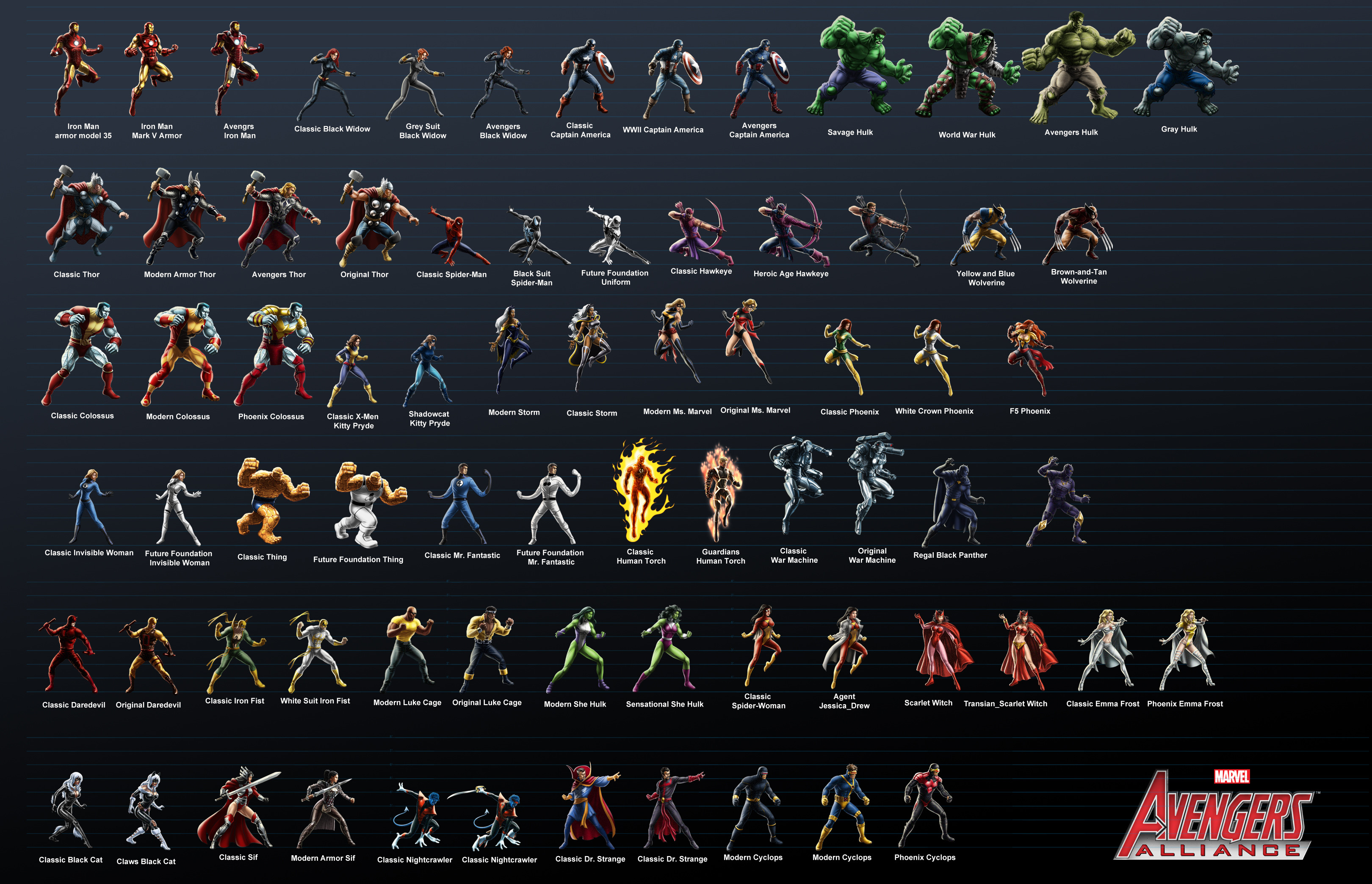 Artstation Marvel Avengers Alliance Characters Leigh Kellogg