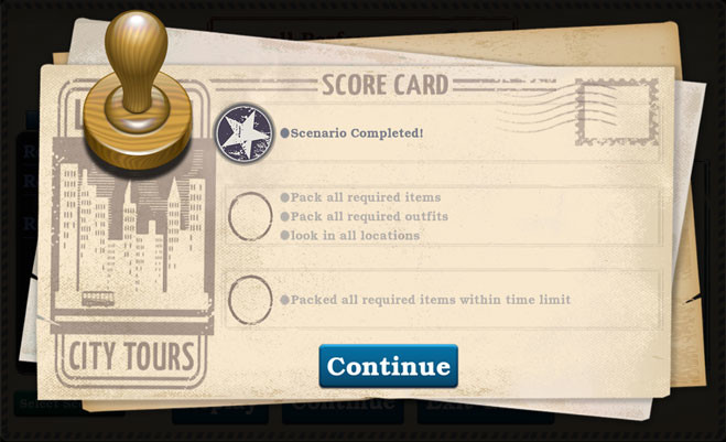 End Game, Score Screen