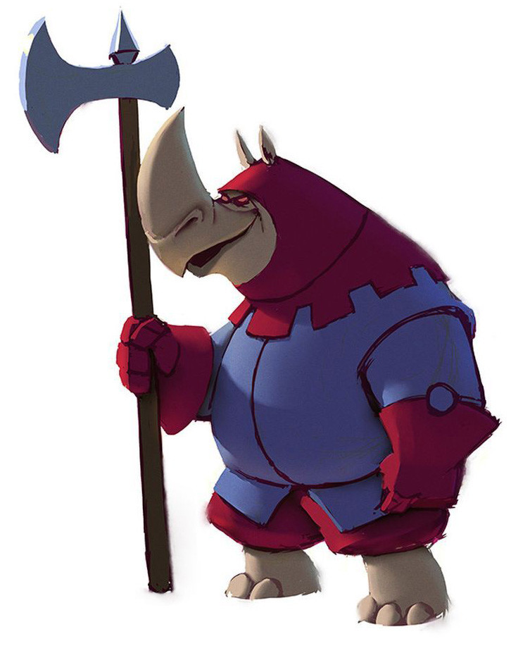 Artstation Rhino Guard Joao Sousa