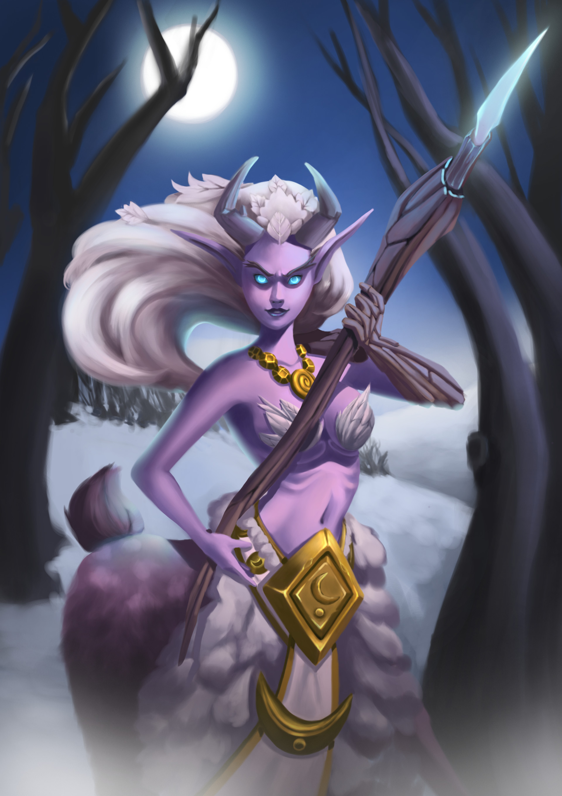 wallpapers Lunara Fan Art artstation fanart lunara estefany rocha