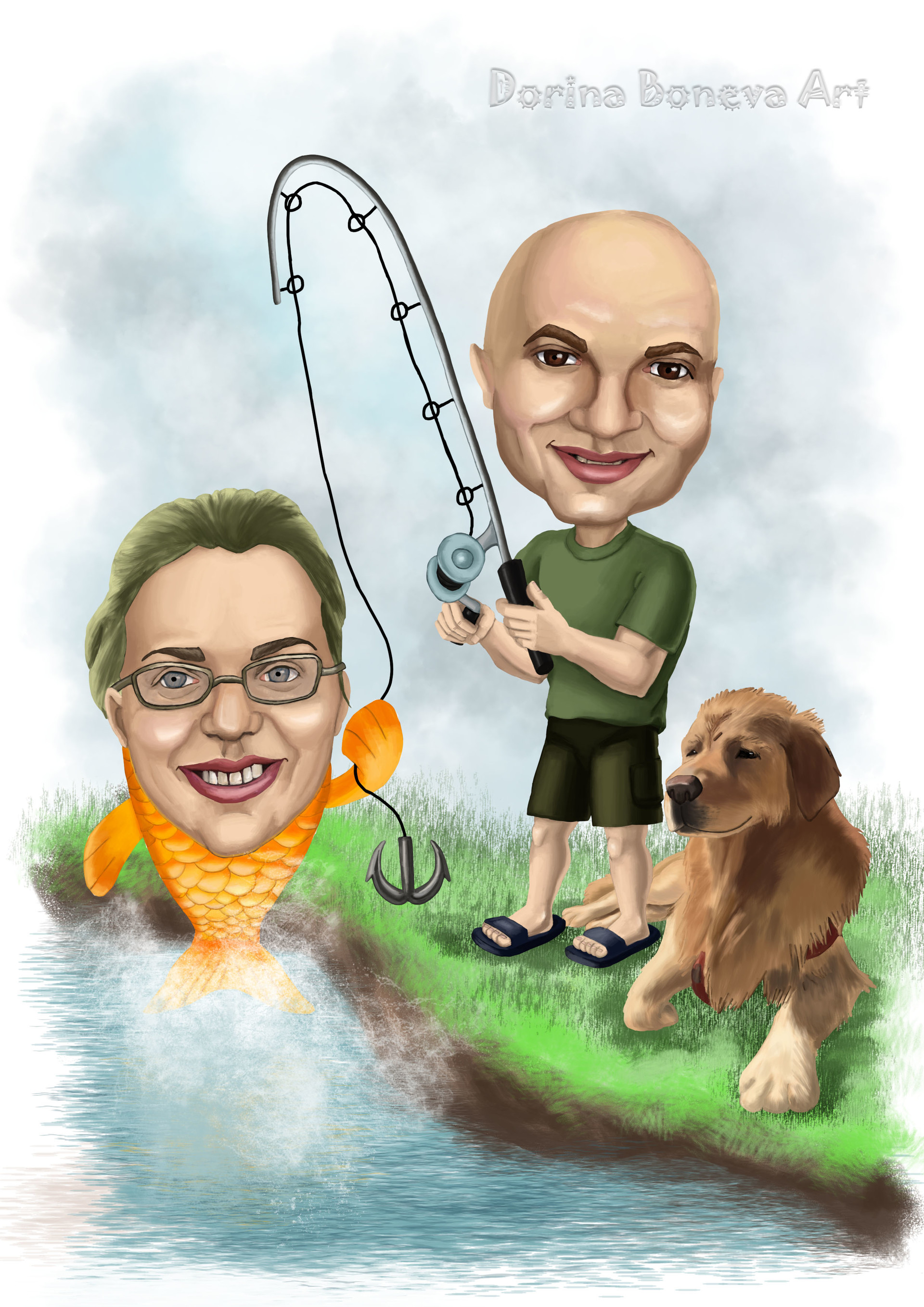 Artstation Caricatures Dorina Boneva