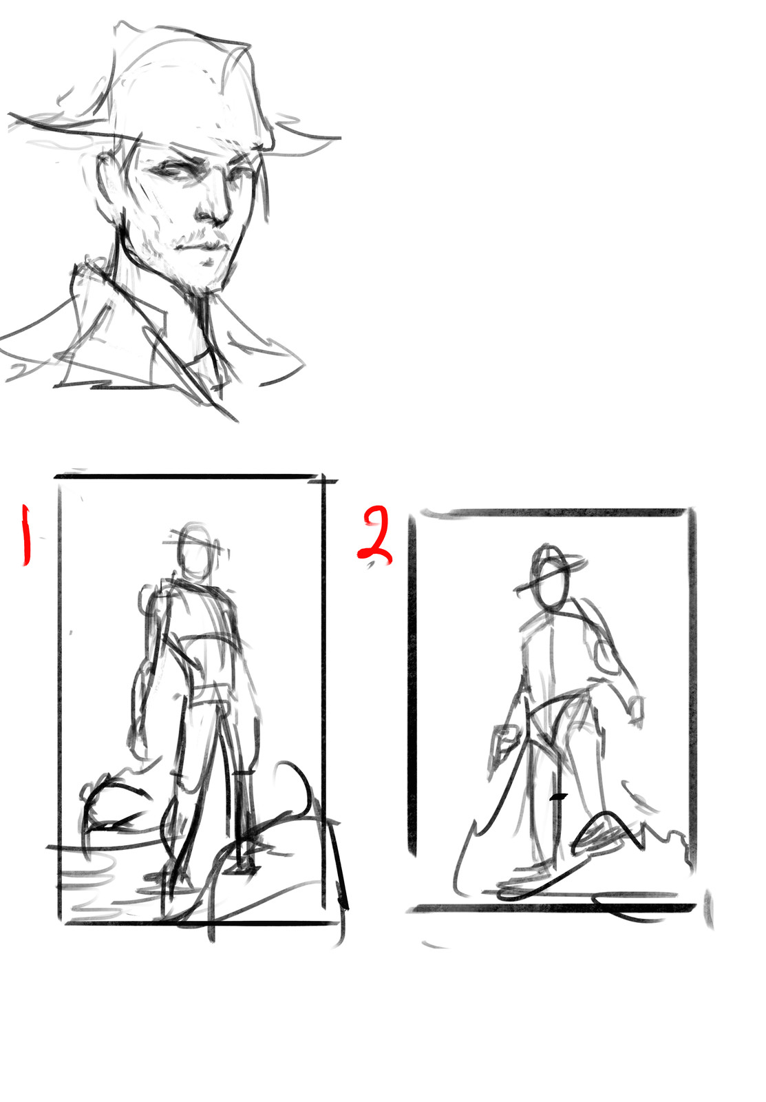 Initial Sketch and Thumbnails