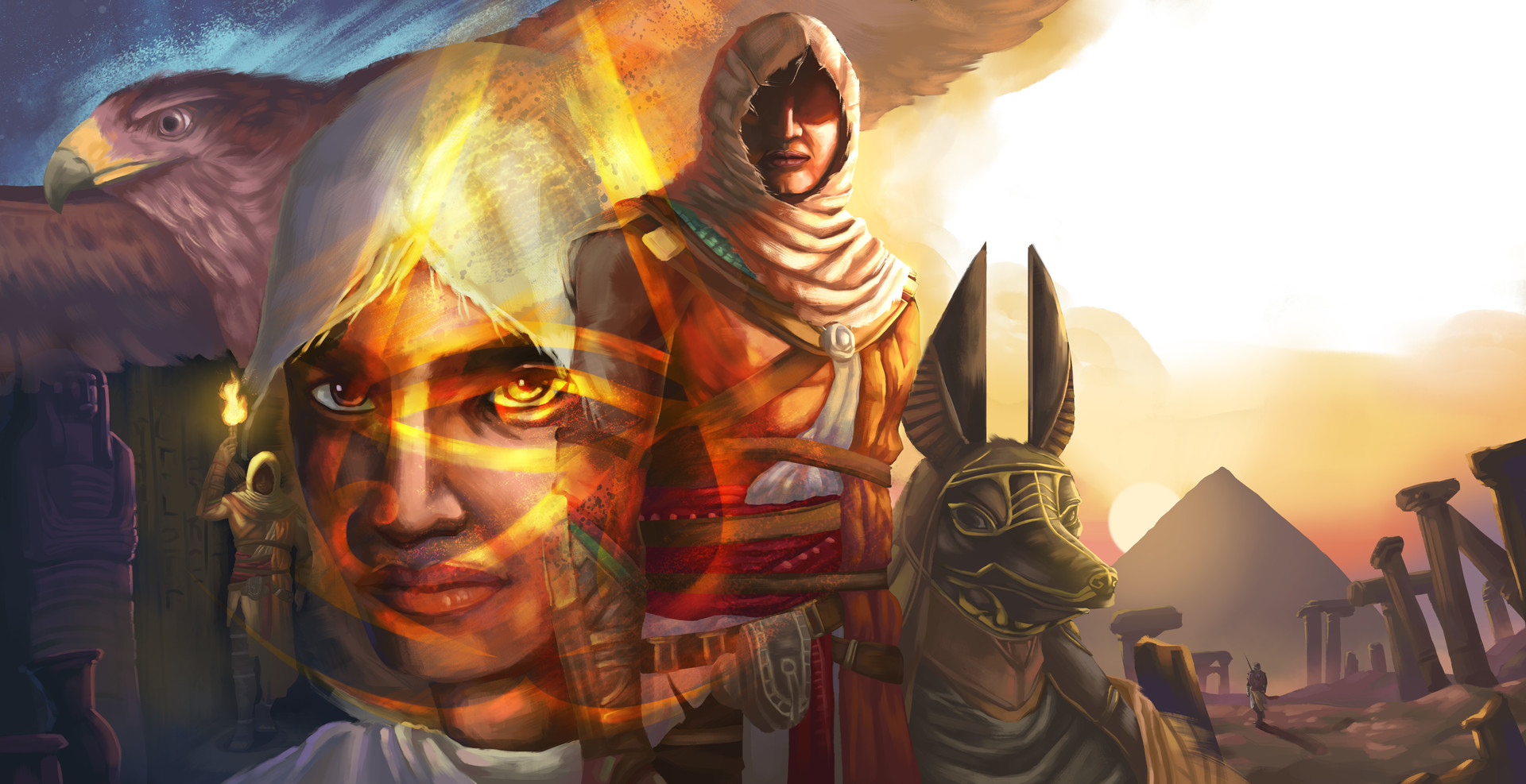 Artstation Assassin S Creed Origins Fanart Zhi Sue Ng