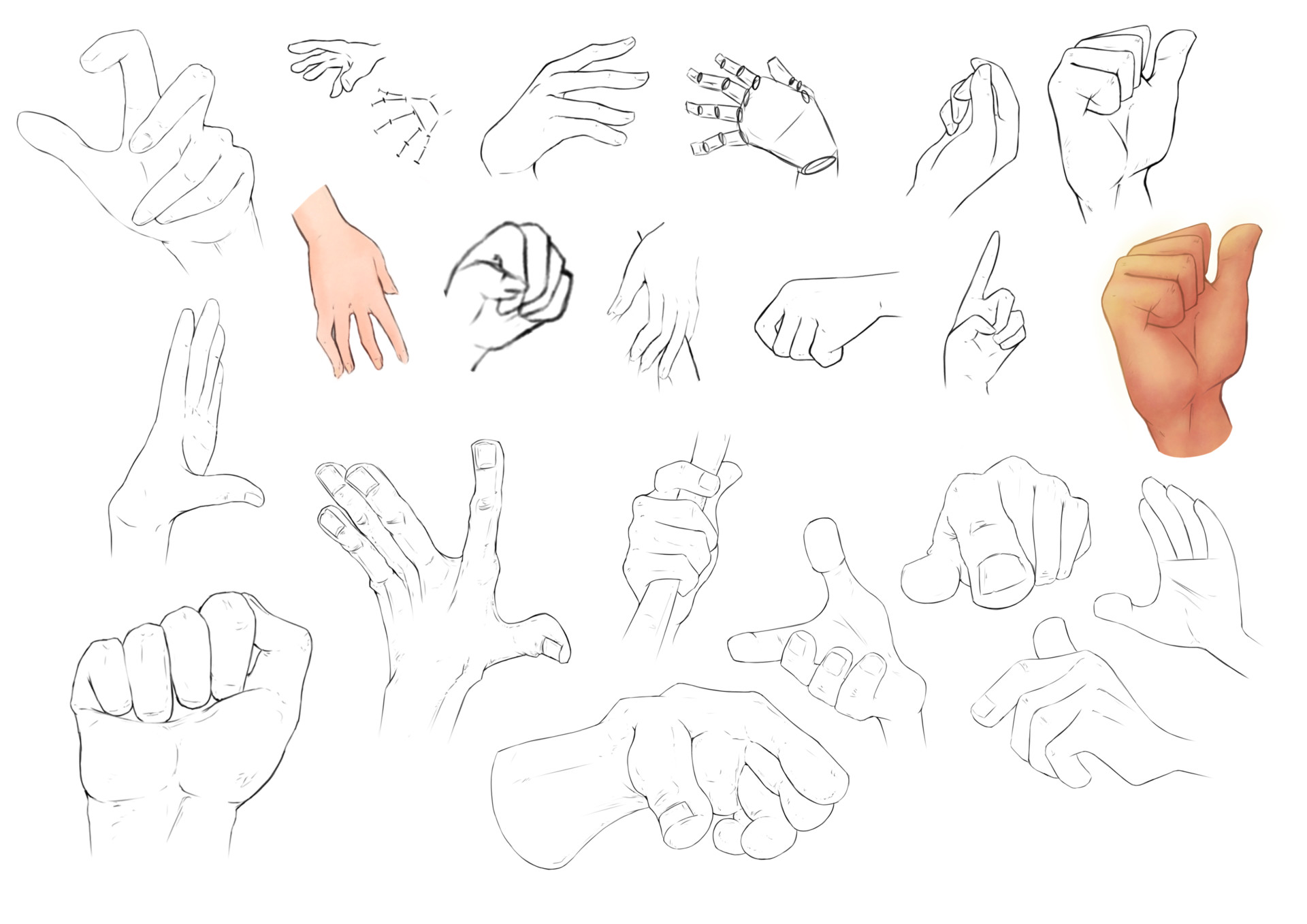 ArtStation - Hand Study