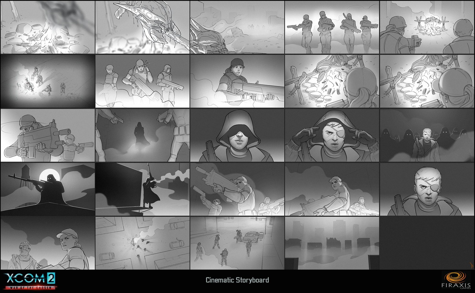 XCOM 2: WOTC Cinematic Storyboard (tone)