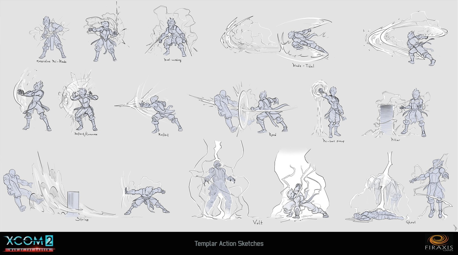 Templar faction animation sheet