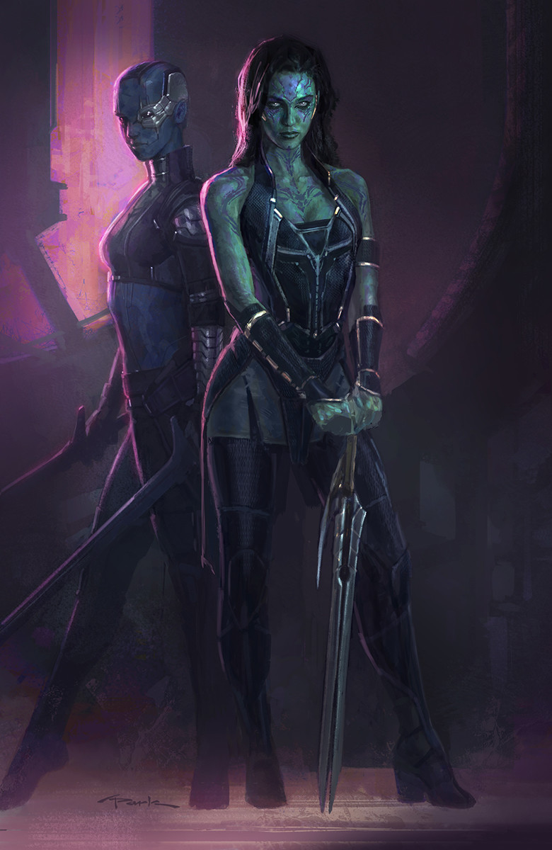 Gamora &amp; Nebula from Guardians of the Galaxy