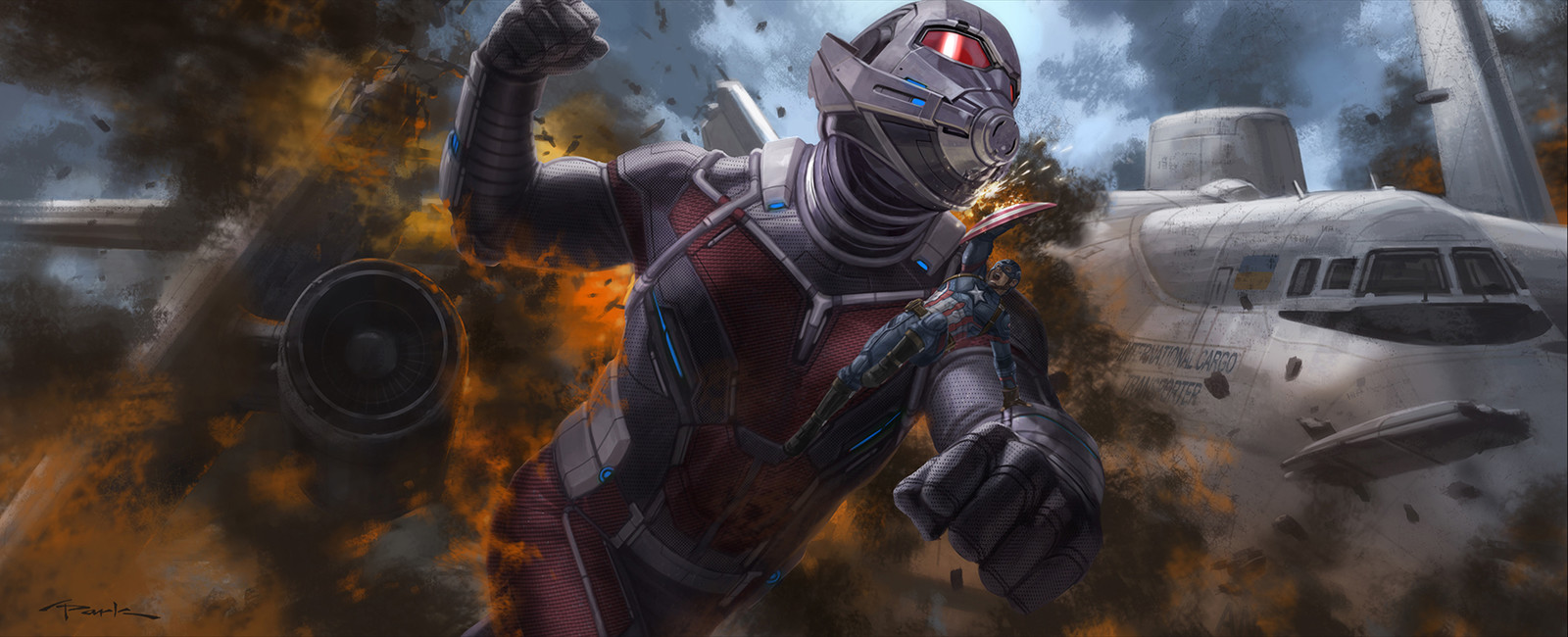 Giant-Man vs. Spider-Man from Captain America: Civil War