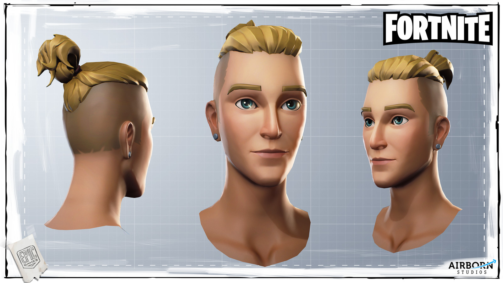 Skirmisher Edge - high-poly, low-poly and textures by Dimi Devos