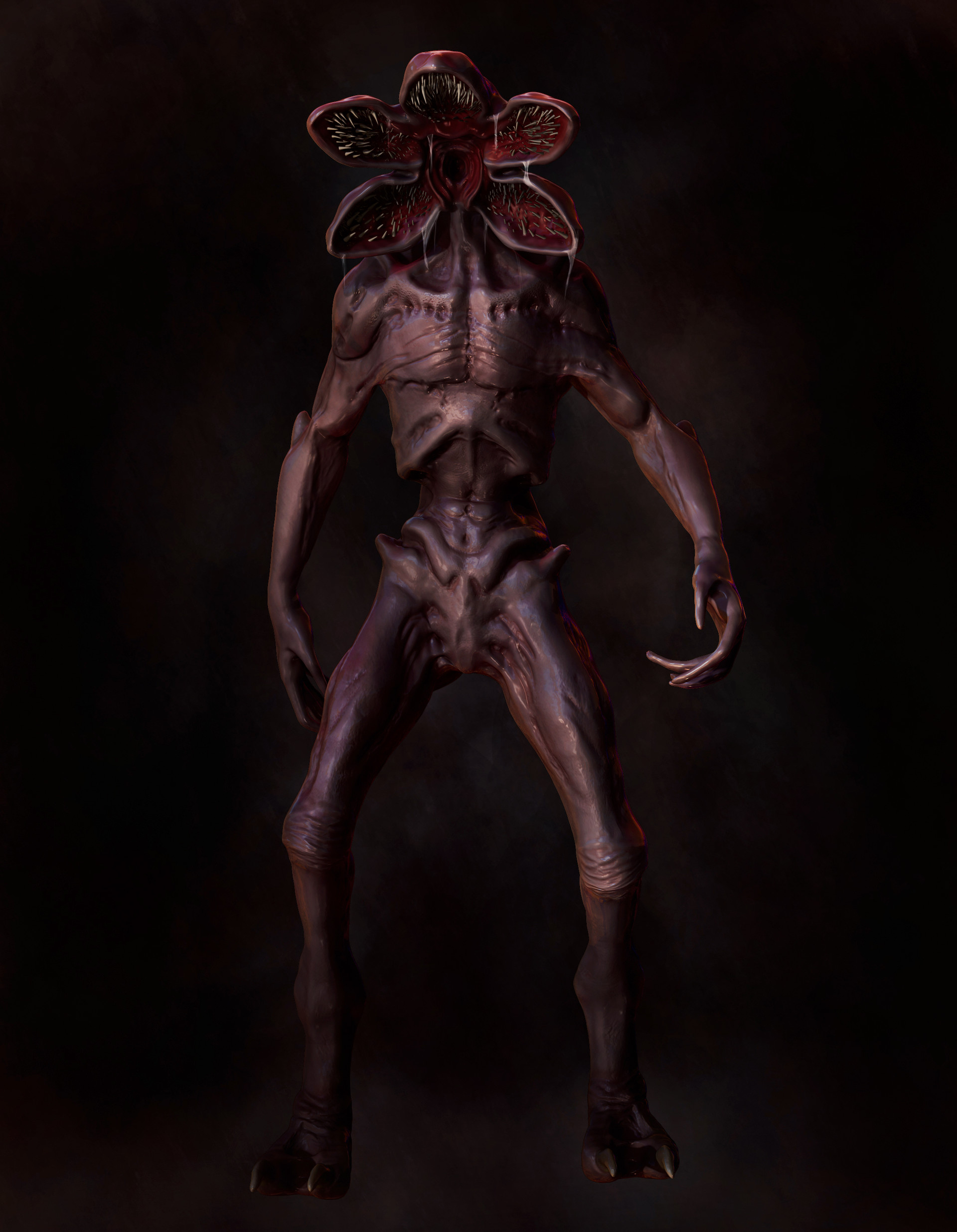This is my version of the Demogorgon from Stranger Things. 