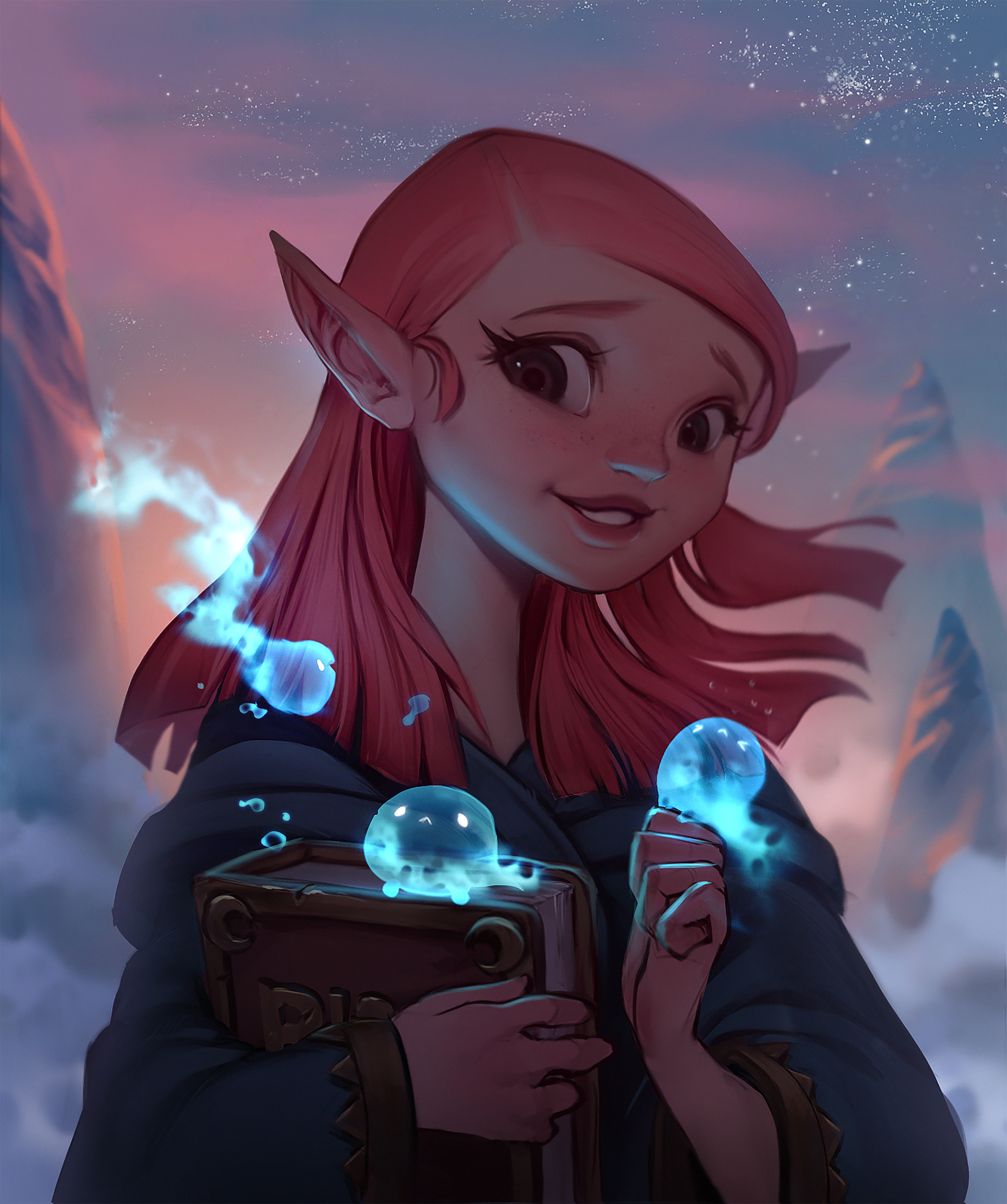 Эльфийка рин. Розовый эльф. Розовый эльф. Эльф с розовыми волосами. Девушка эльф с розовыми волосами.