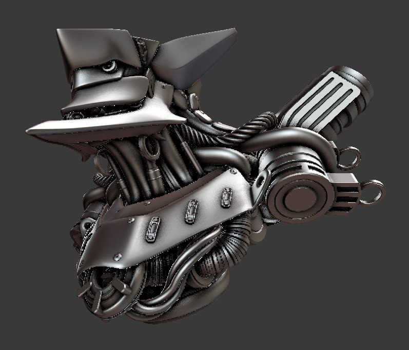 Highpoly + Matcap + Jacked AO