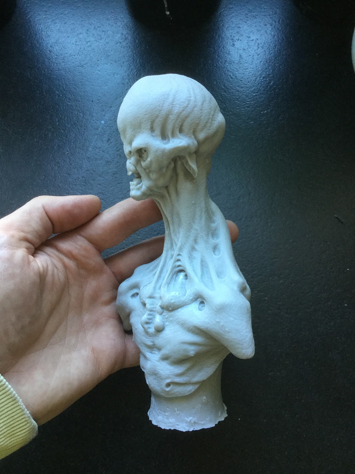 Alien/cast resin