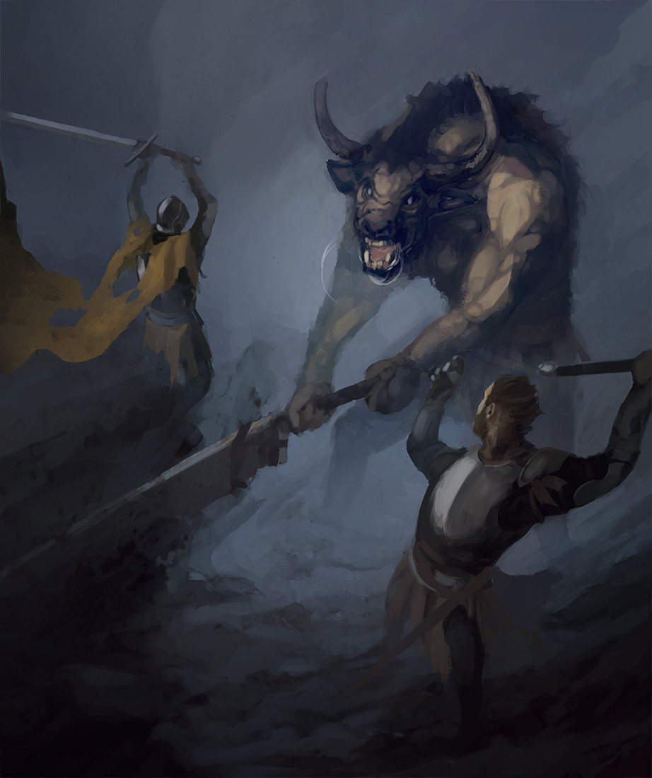 ArtStation Knights and the Beast