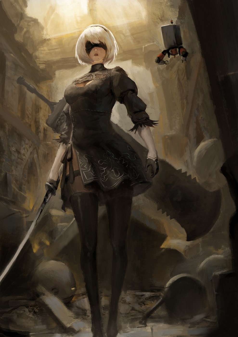 Artstation 2b Nier Automata Fanart