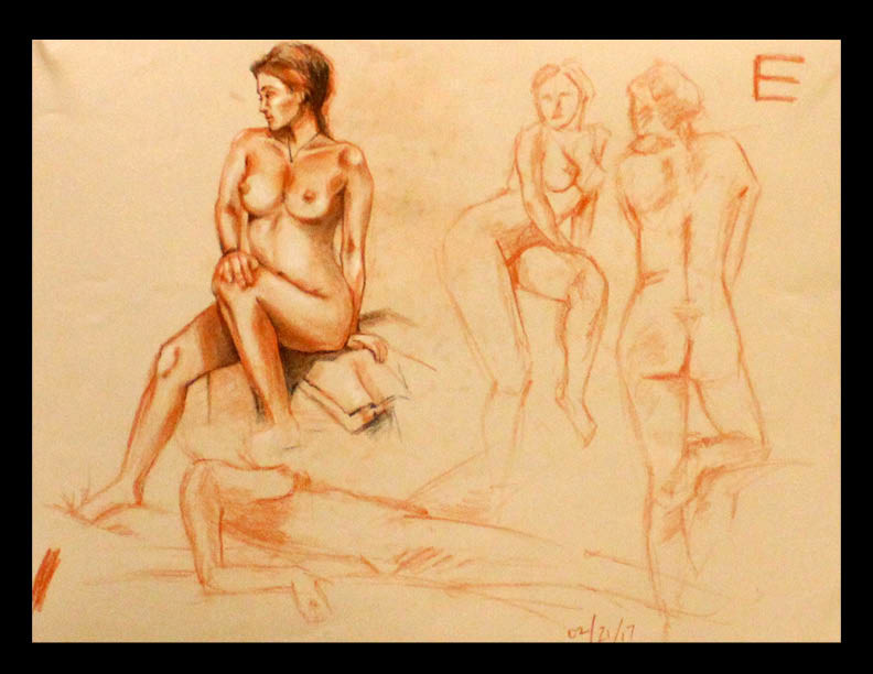 Figure Drawing in Pastels