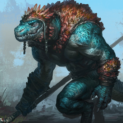Taran fiddler blue reptile