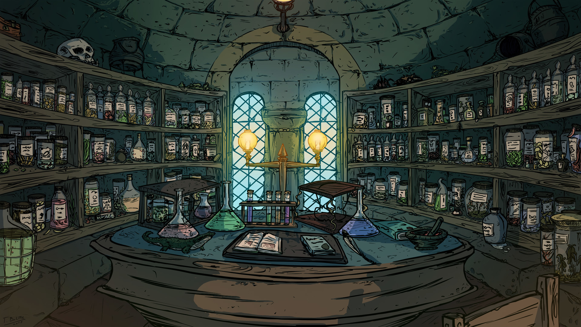 Potion Room Sala de Poções 