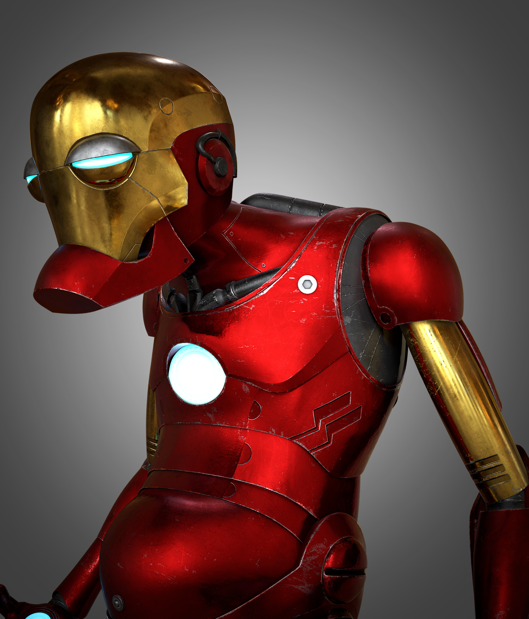 ArtStation   Old Iron Man