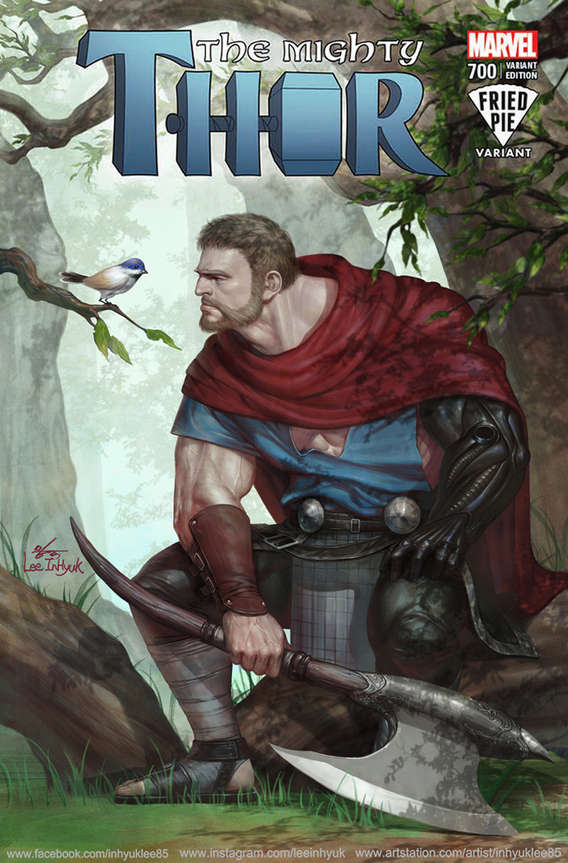 The Mighty Thor #700 cover art