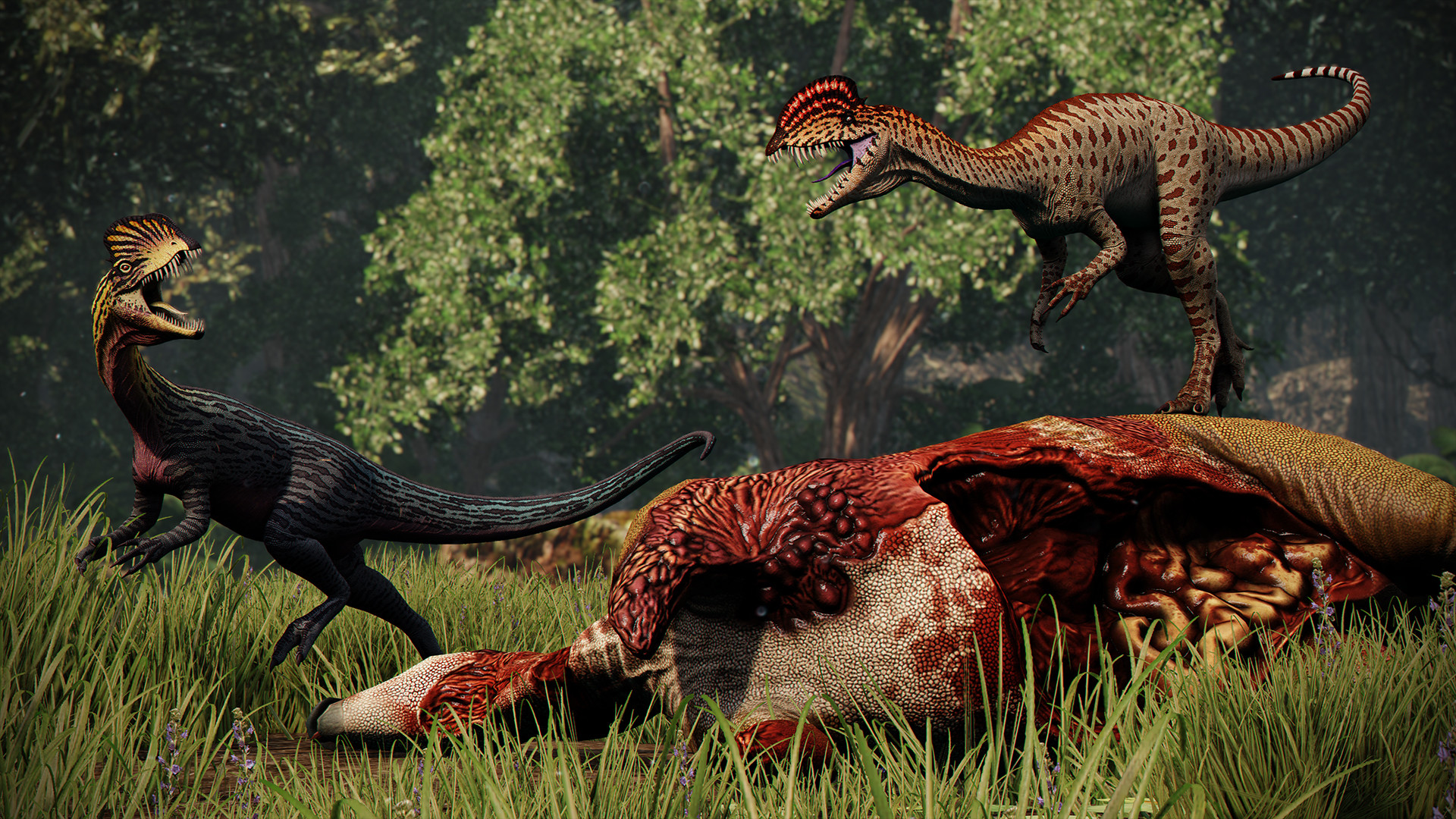 Artstation Royal Dilophosaurus Alvaro Rozalen Perez