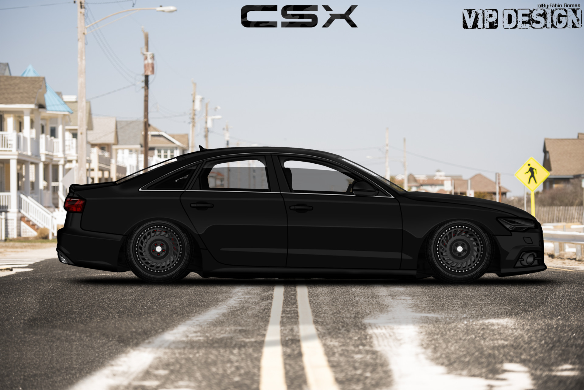 Artstation Audi A4 Stance Fabricio Pedroni