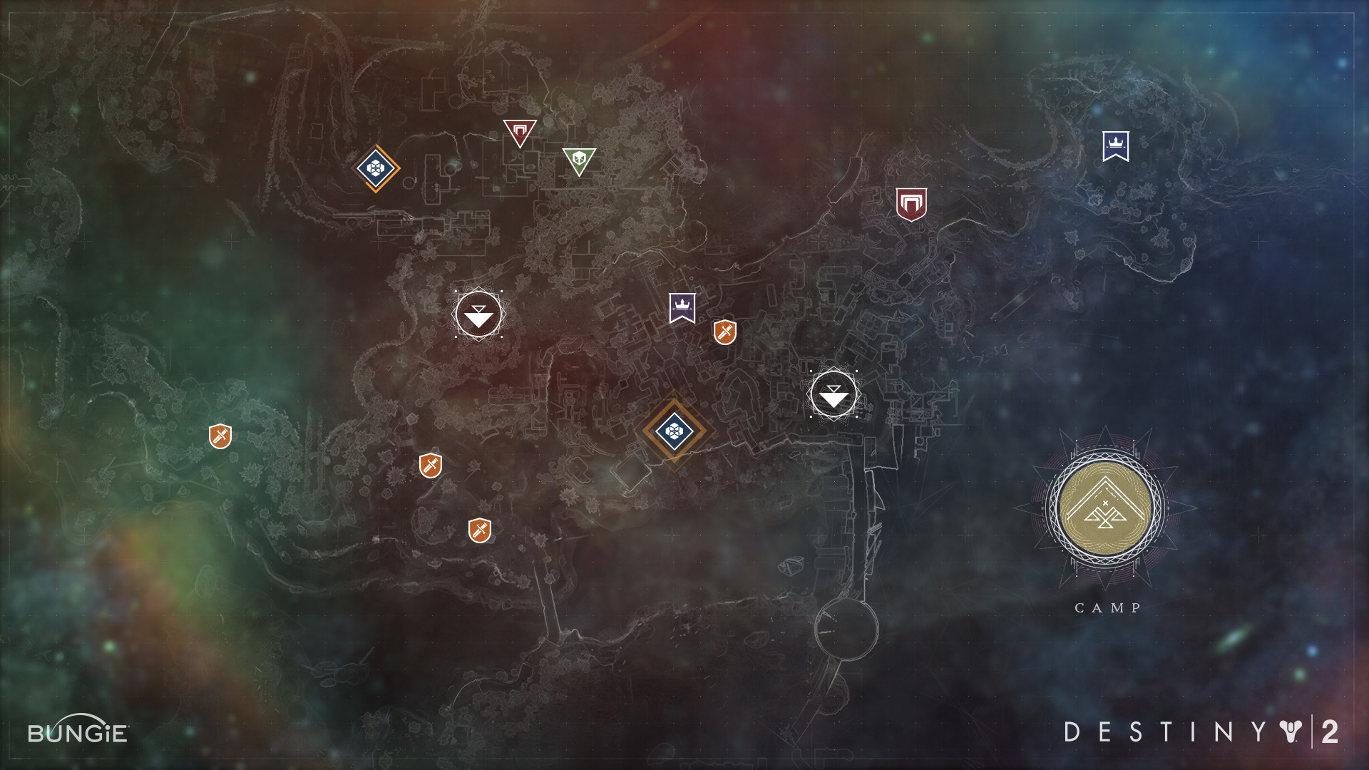 Destiny 2 интерактивная карта