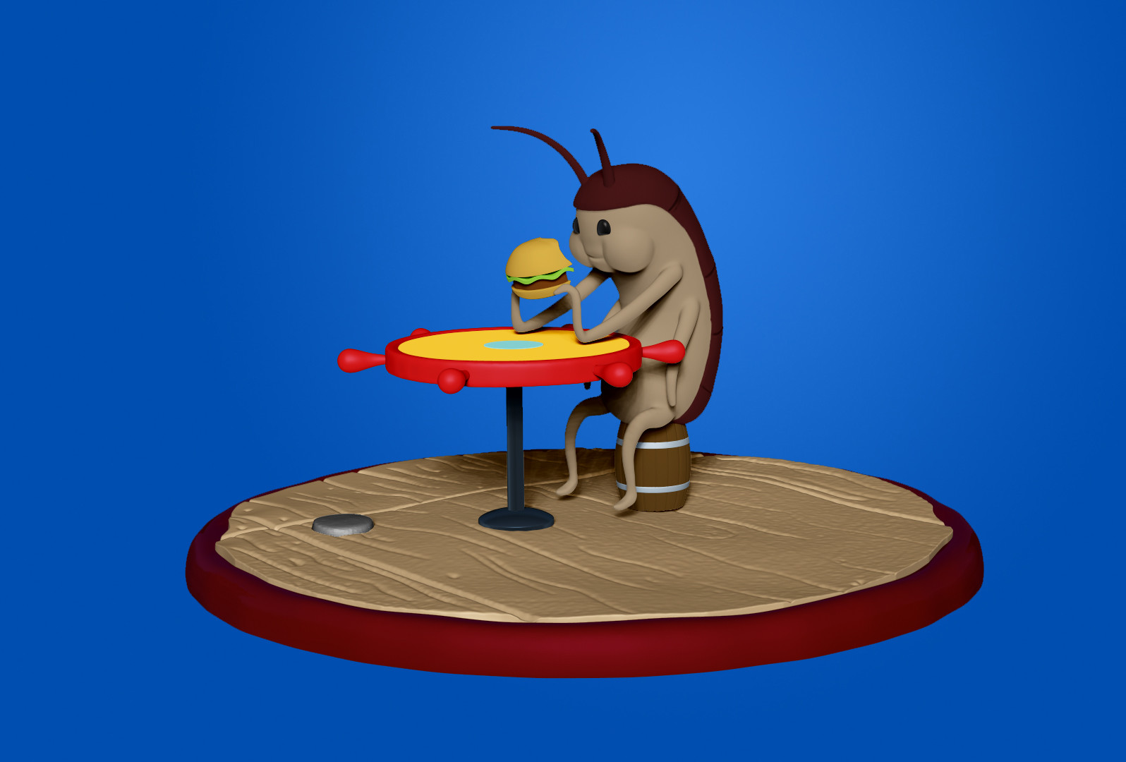 ArtStation - Tasty Krabby Patty, Nez Rodríguez