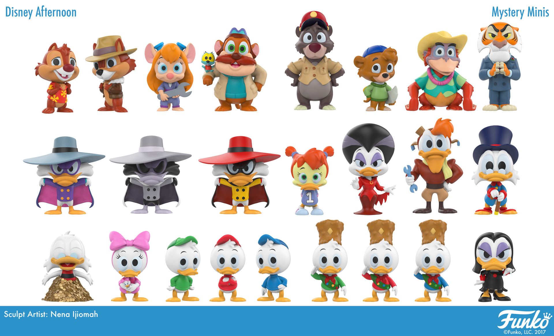 Funko Mystery Minis Disney Afternoon Cartoons Chip & Dale Rescue Rangers CHIP 