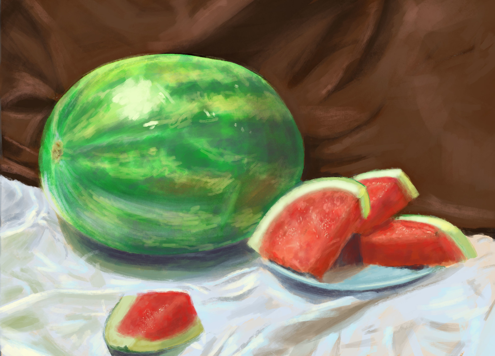 Watermelon Still Life