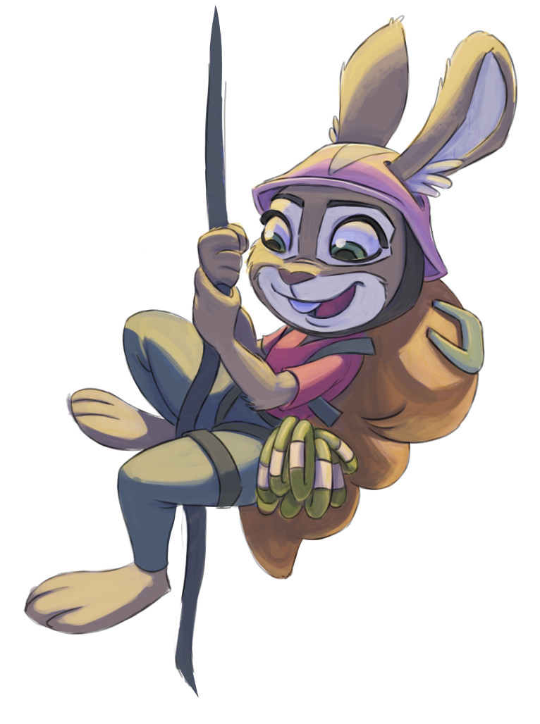 This rabbit was so much fun to draw.