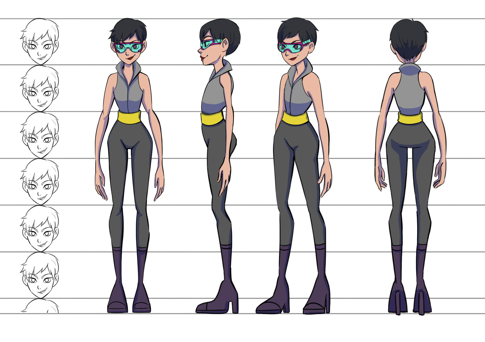 TVC animation Character Sheet.