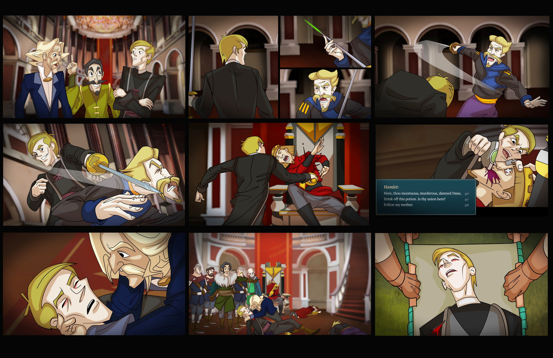 Nova MadArt Shakespeare's Hamlet Act 5 Scene 2