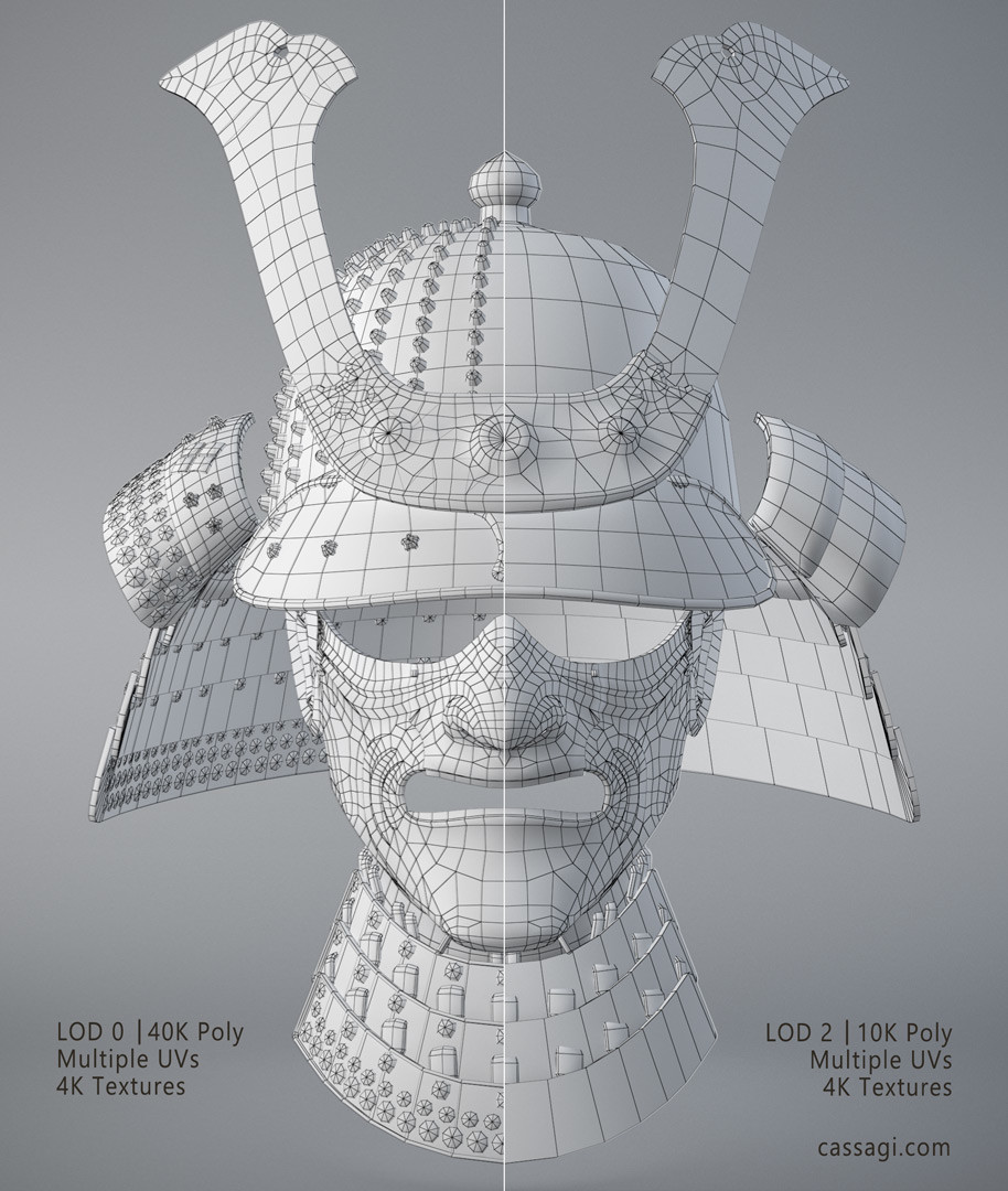 Artstation Samurai Helmet Rudolf Herstek