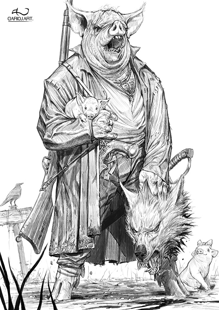 ArtStation Wolf Hunter